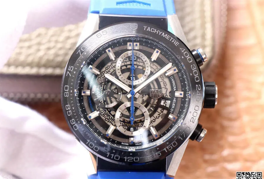 TAG Heuer Carrera CAR2A1T.FT6052 XF Factory 1:1 Best Edition Replica Watch Blue Strap